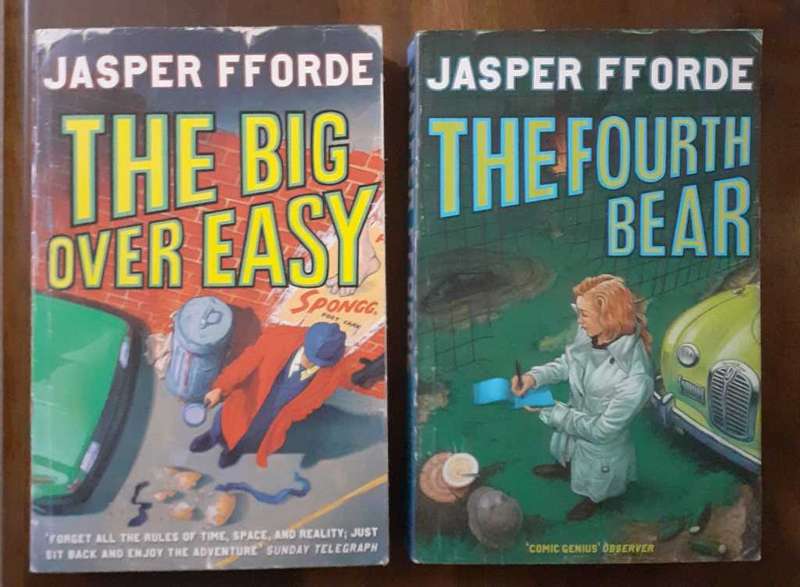Two books by Jasper Fforde ~ The Big Over Easy / The Fourth Bear