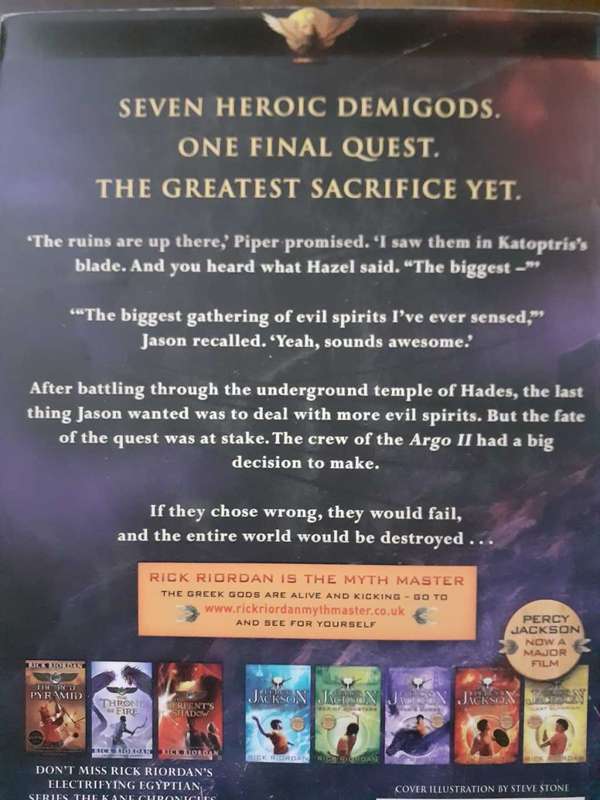 The Blood of Olympus ~ Rick Riordan