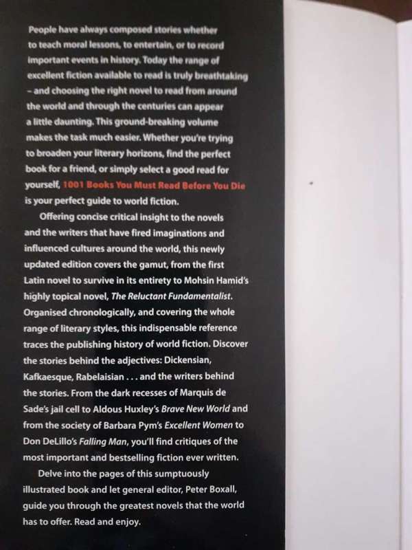 1001 Books You Must Read Before You Die ~ edited by Peter Boxall