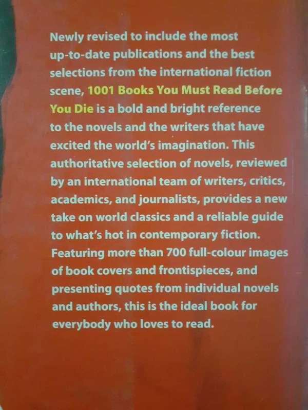 1001 Books You Must Read Before You Die ~ edited by Peter Boxall