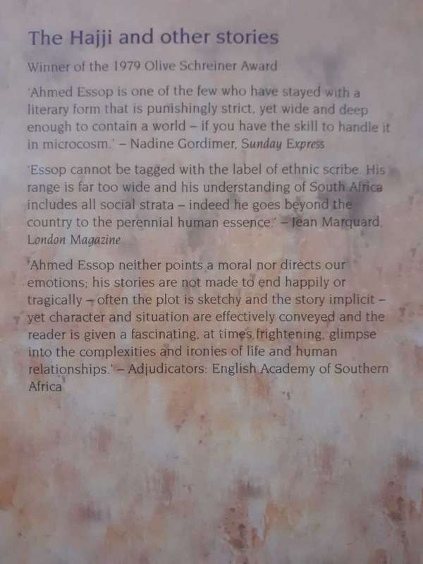 The Hajji and other stories ~ Ahmed Essop