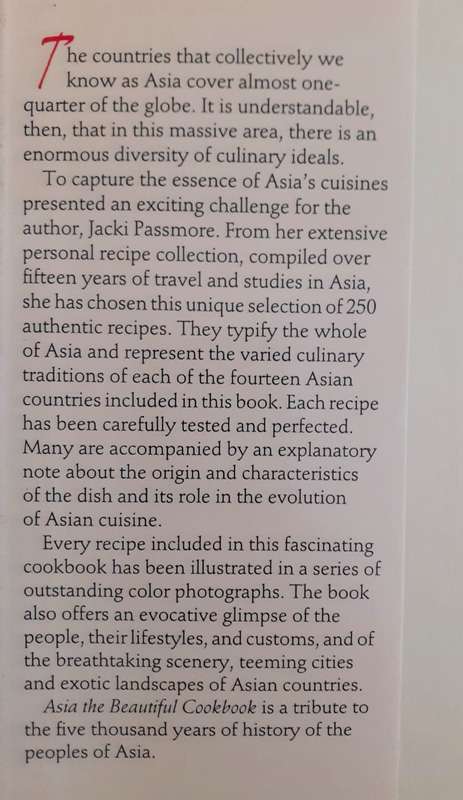 ASIA  The Beautiful Cookbook ~ BLITZ EDITIONS