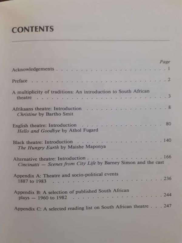 South African Theatre - Four Plays ~ Hauptfleisch / Steadman