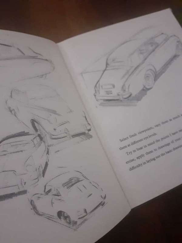 Two art books by Frank Wootton - How To Draw Cars / Drawing Aircraft