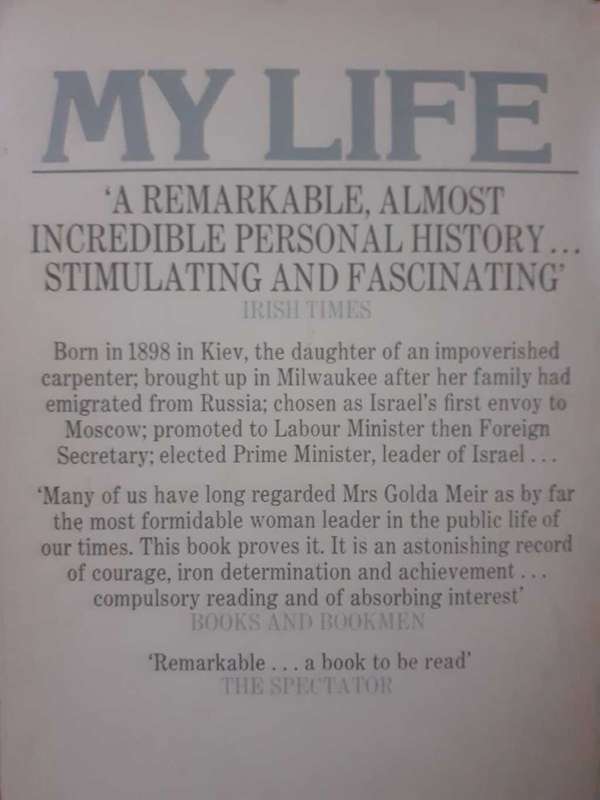 My Life ~ Golda Meir
