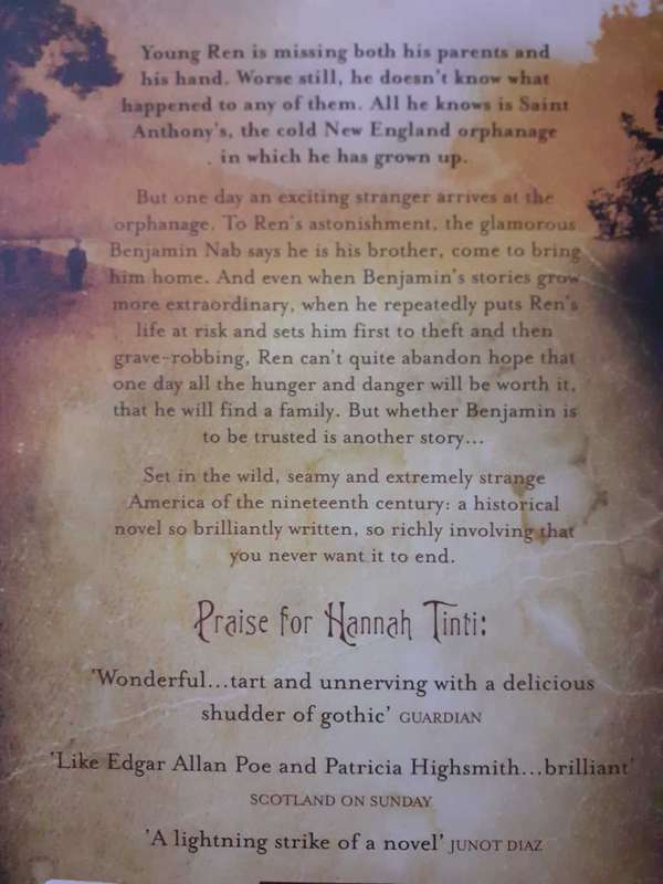 The Good Thief ~ Hannah Tinti