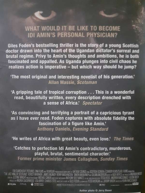 The Last King of Scotland ~ Giles Foden