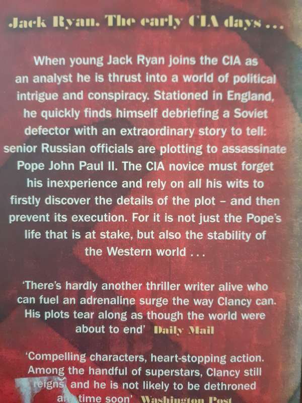 Two novels by Tom Clancy - The Bear and the Dragon / Red Rabbit