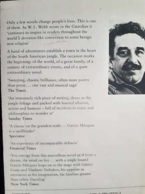 One Hundred Years of Solitude ~ Gabriel Garcia Marquez