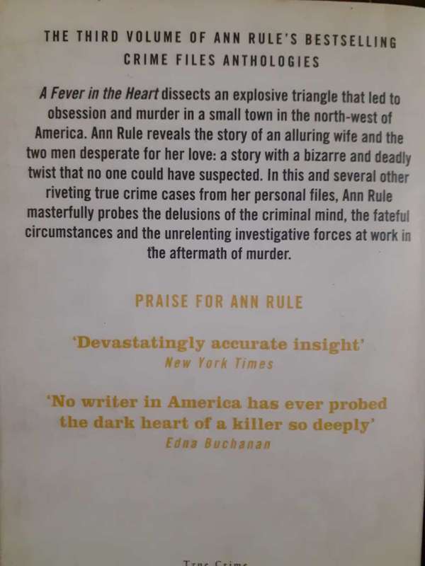 3 Books by Ann Rule - Every Breath You Take / Small Sacrifices / A Fever In The Heart