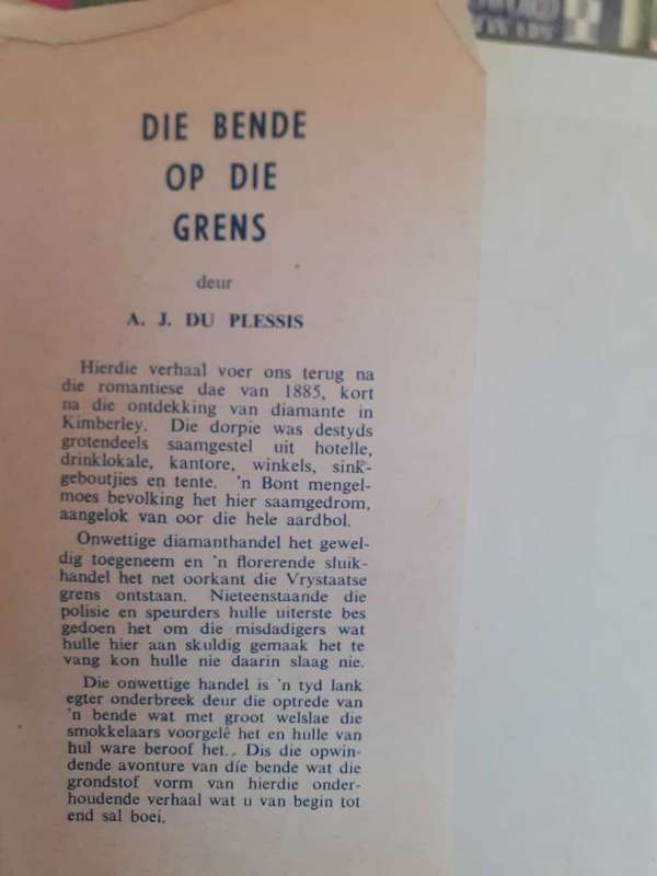 Die Bende op die Grens ~ A J du PLessis