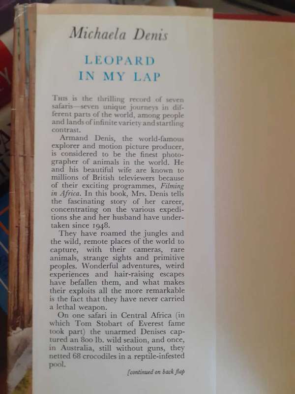 Leopard in my Lap ~ Michaela Denis