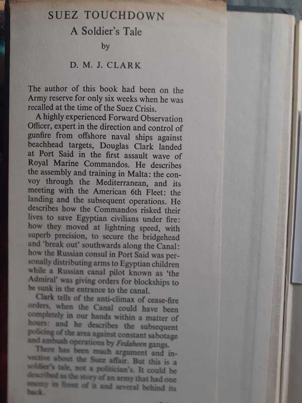 Suez Touchdown ~ D M J Clark