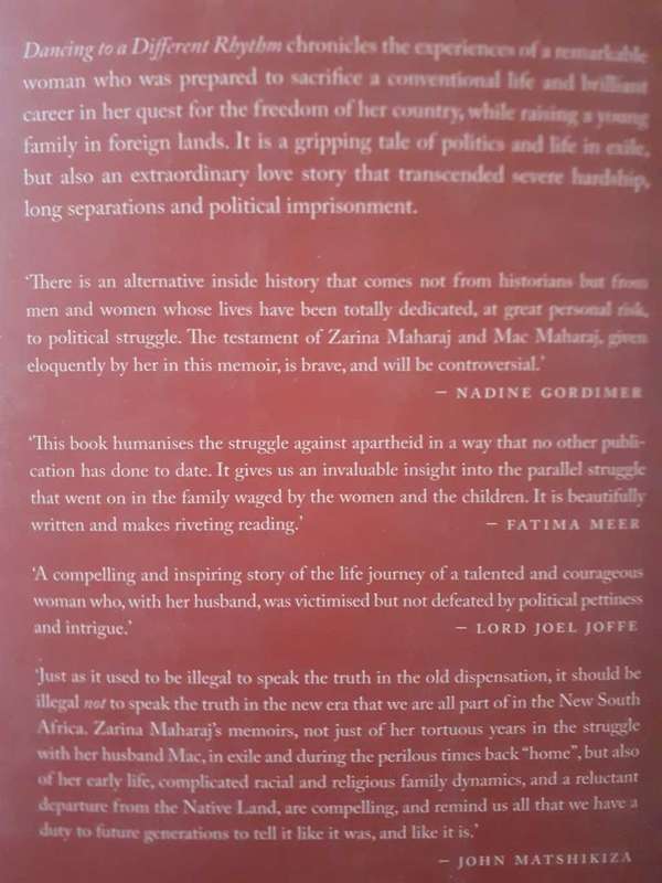 Dancing to a Different Rhythm ~ Zarina Maharaj