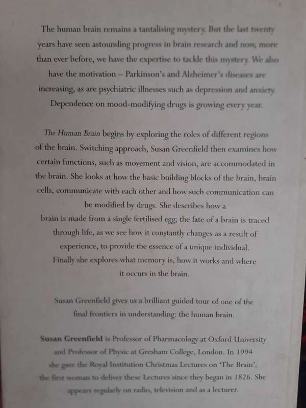 The Human Brain - a guided tour ~ Susan Greenfield