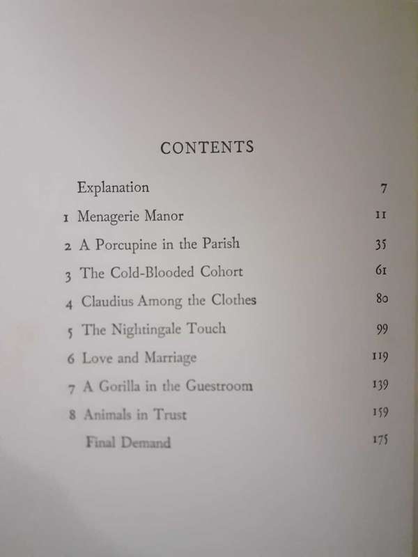 Menagerie Manor ~ Gerald Durrell