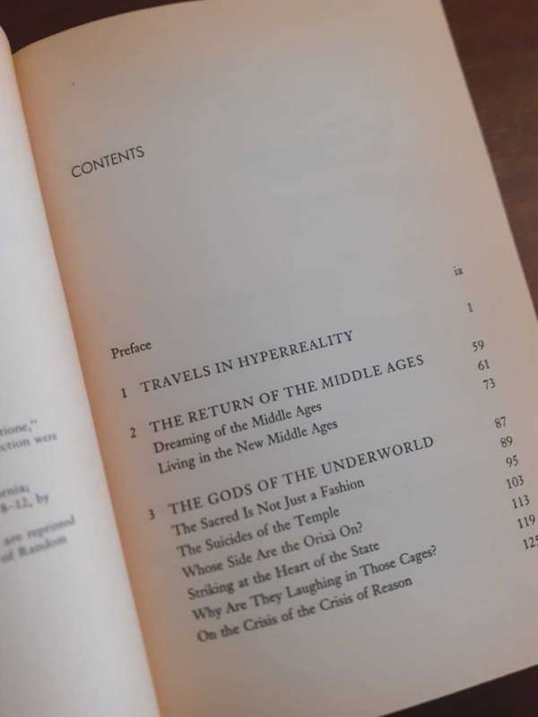 Travels in Hyperreality ~ Umberto Eco