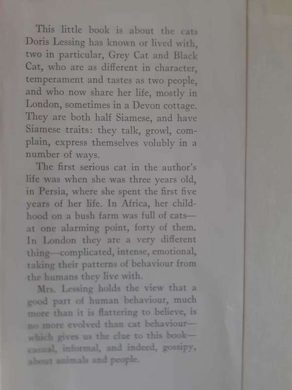Particularly Cats ~ Doris Lessing