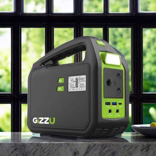GIZZU 242Wh Portable Power Station SA Plug Point For Essential Devices During Load shedding.