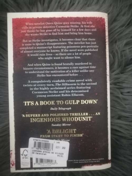 Robert Galbraith The Silkworm
