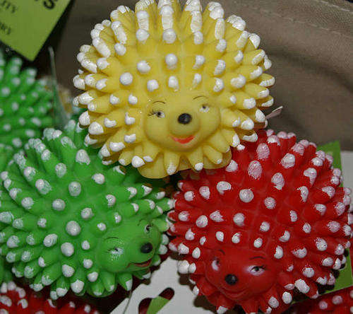 Dog chew toys hedge hog