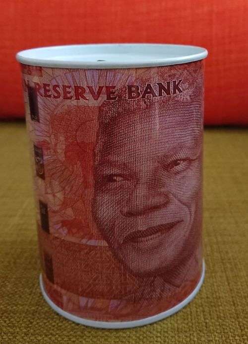 MADIBA / NELSON MANDELA R20-NOTE METAL SAVINGS TIN