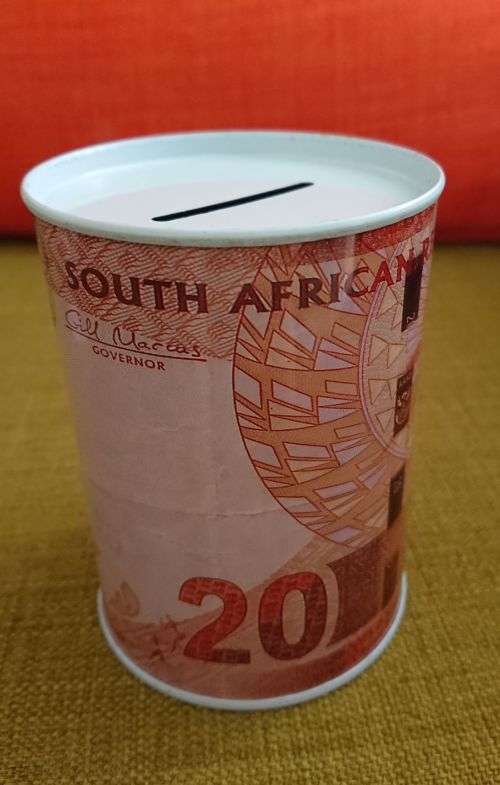 MADIBA / NELSON MANDELA R20-NOTE METAL SAVINGS TIN