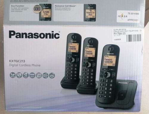 Panasonic KX-TGC213 Digital Cordless Phones