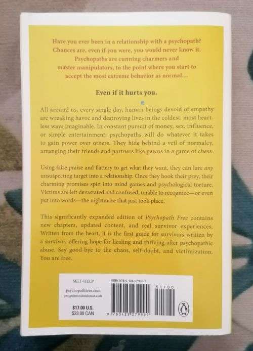 Book - Psychopath Free by Jackson MacKenzie (Softcover)