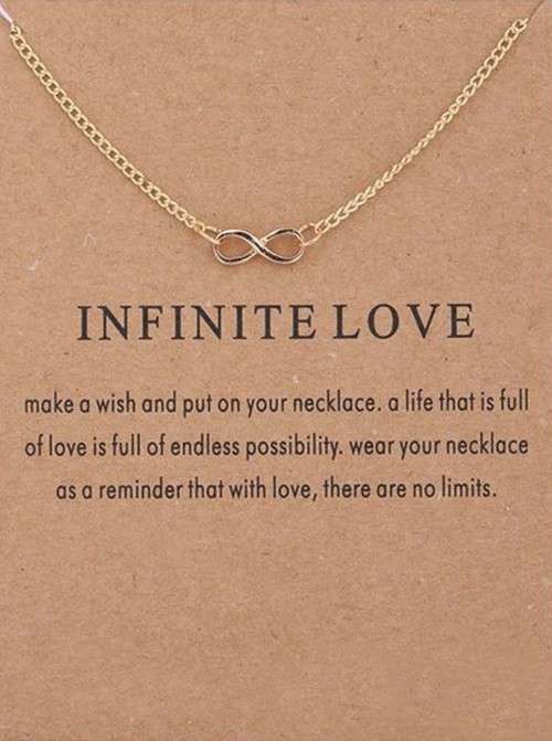 Make A Wish Necklace: Infinite Love