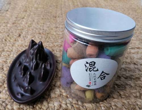 Mountain Shaped Incense Burner + Backflow Incense Cones