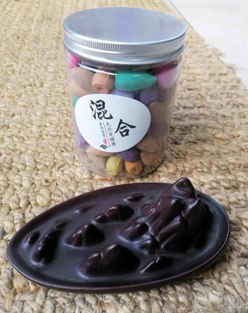 Mountain Shaped Incense Burner + Backflow Incense Cones