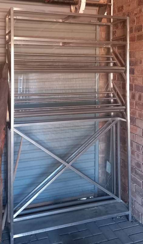 Stainless Steel Wine Display Shelf