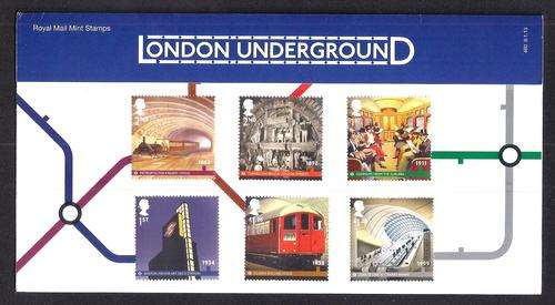 GREAT BRITAIN PRESENTATION PACK "LONDON UNDERGROUND"
