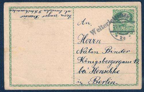 AUSTRIA POST CARD