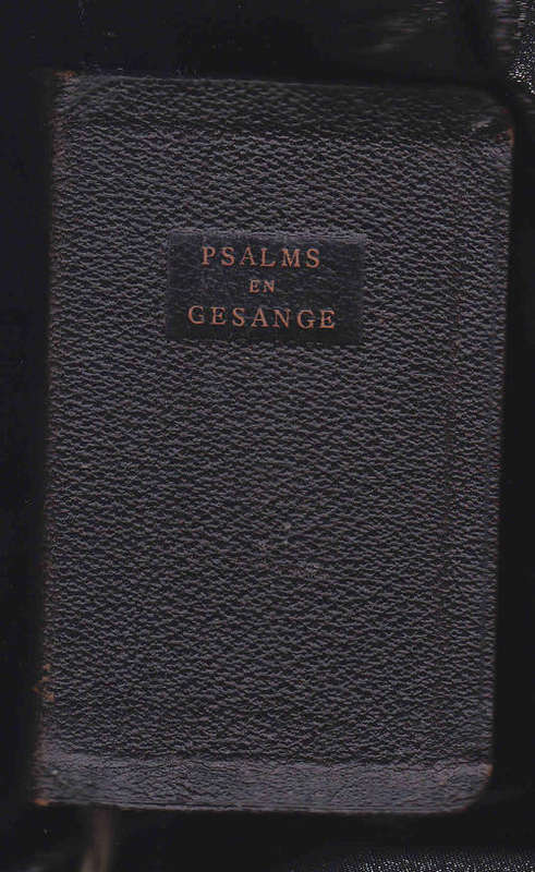 POCKET PSALM BOOK (1965) 8CM X 12CM