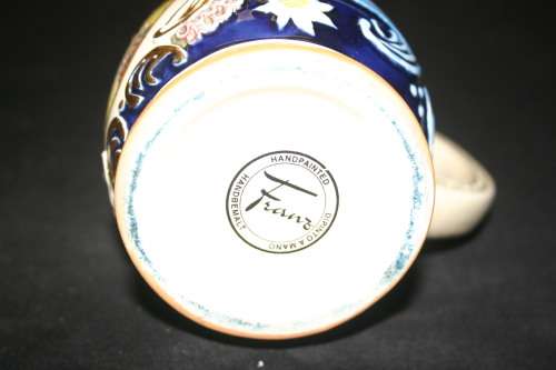 "FRANZ" HAND PAINTED BEER STEIN. 0.5 LITRE.
