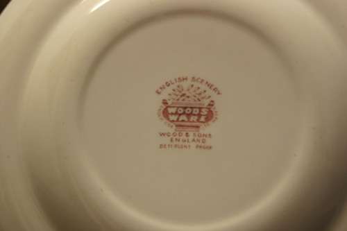 WOODSWARE "ENGLISH SCENERY" PLATE.
