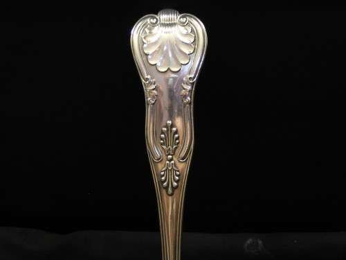 LARGE SIVER SOUP LADLE (SEE BELOW)