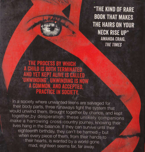 UNWIND (NEAL SHUSTERMAN)  BEFORE THE HUNGER GAMES
