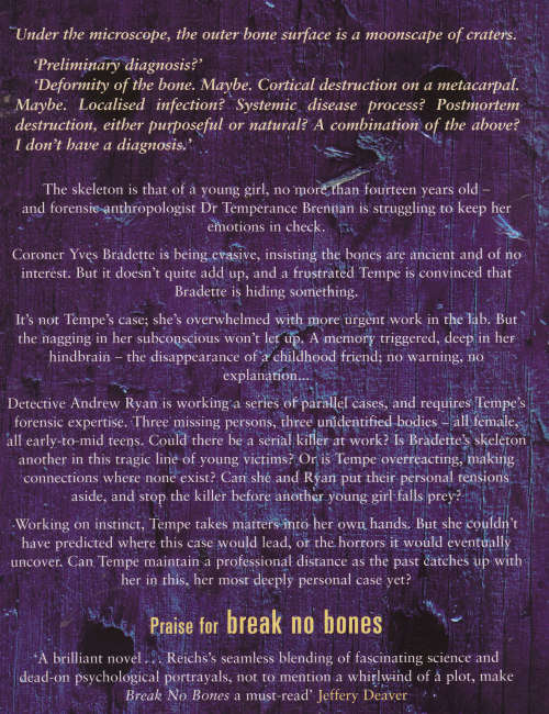 BONES TO ASHES.(KATHY REICHS)