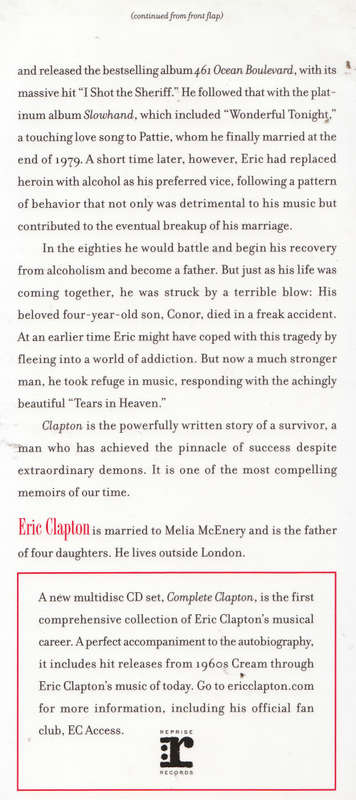 CLAPTON (THE AUTOBIOGRAPHY OF ERIC CLAPTON)