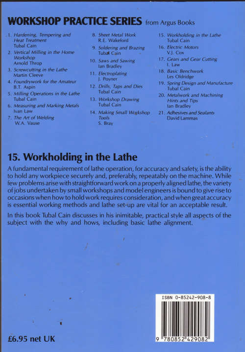 WORKHOLDING IN THE LATHE