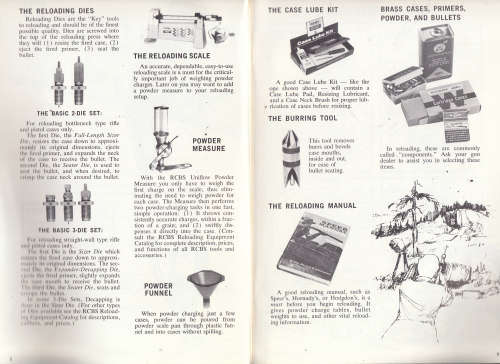 RELOADING GUIDE. INTRODUCTION AND STEP BY STEP INSTRUCTION TO RELOADING AMMUNITION (61 PAGE BOOKLET)
