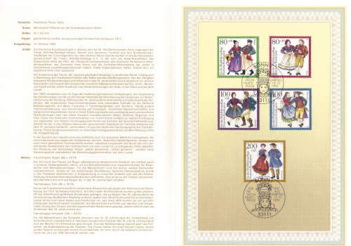 GERMANY, SPECIAL POSTAGE STAMP SERIES EDITION.