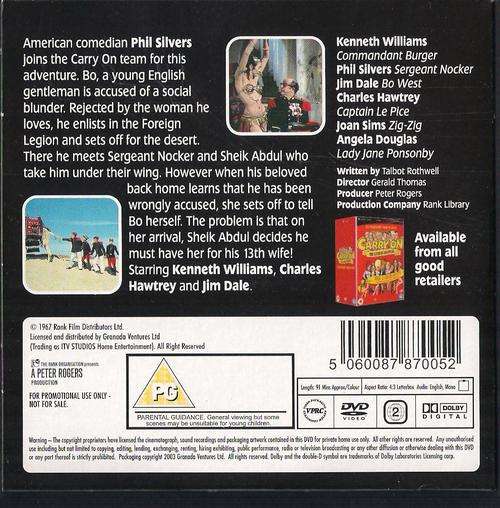 CARRY ON FOLLOW THAT CAMEL (1DISC)