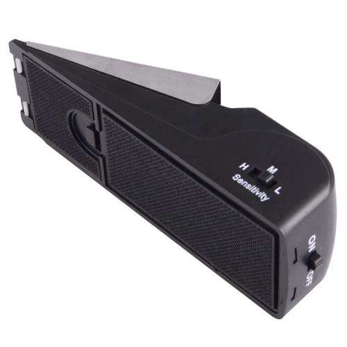 Door Stop Wedge Alarm for Home and Travel(black)