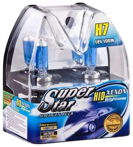 Super Star HID Xenon Brightness,Halogen bulb ,H7 12V 100W