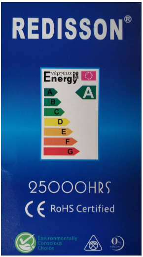 Redisson 12w Emergency LED Bulb Bayonet B22 (5 Pack)