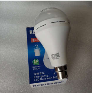 Redisson 12w Emergency LED Bulb Bayonet B22 (5 Pack)